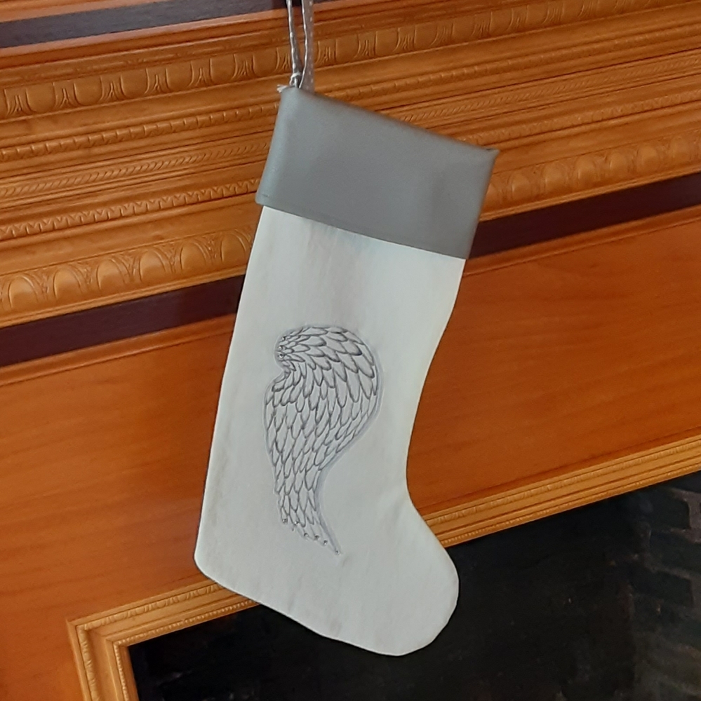 Angel Wing Christmas Stocking